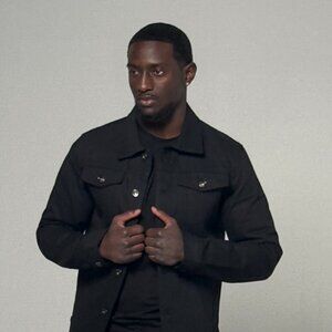 Get'em ProSeries Jet Black Denim with Rhinestone Apex Lion